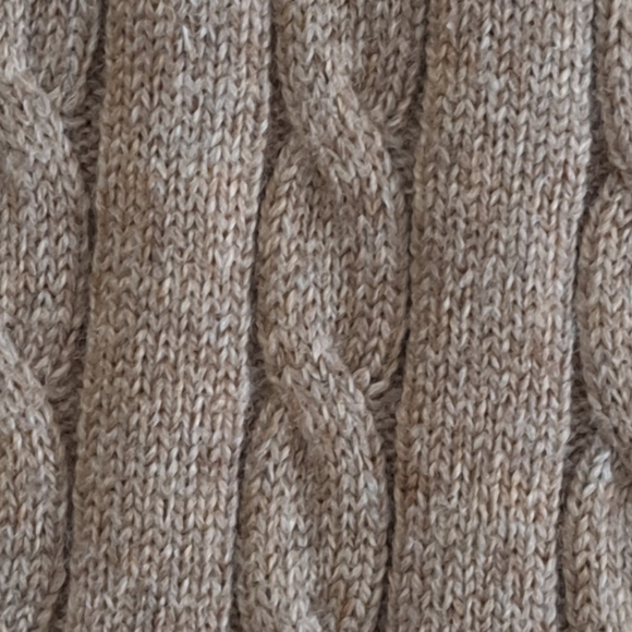 CASHMERE/WOOL BLEND  Cable Knit Sweater Vest - Picture 11 of 11